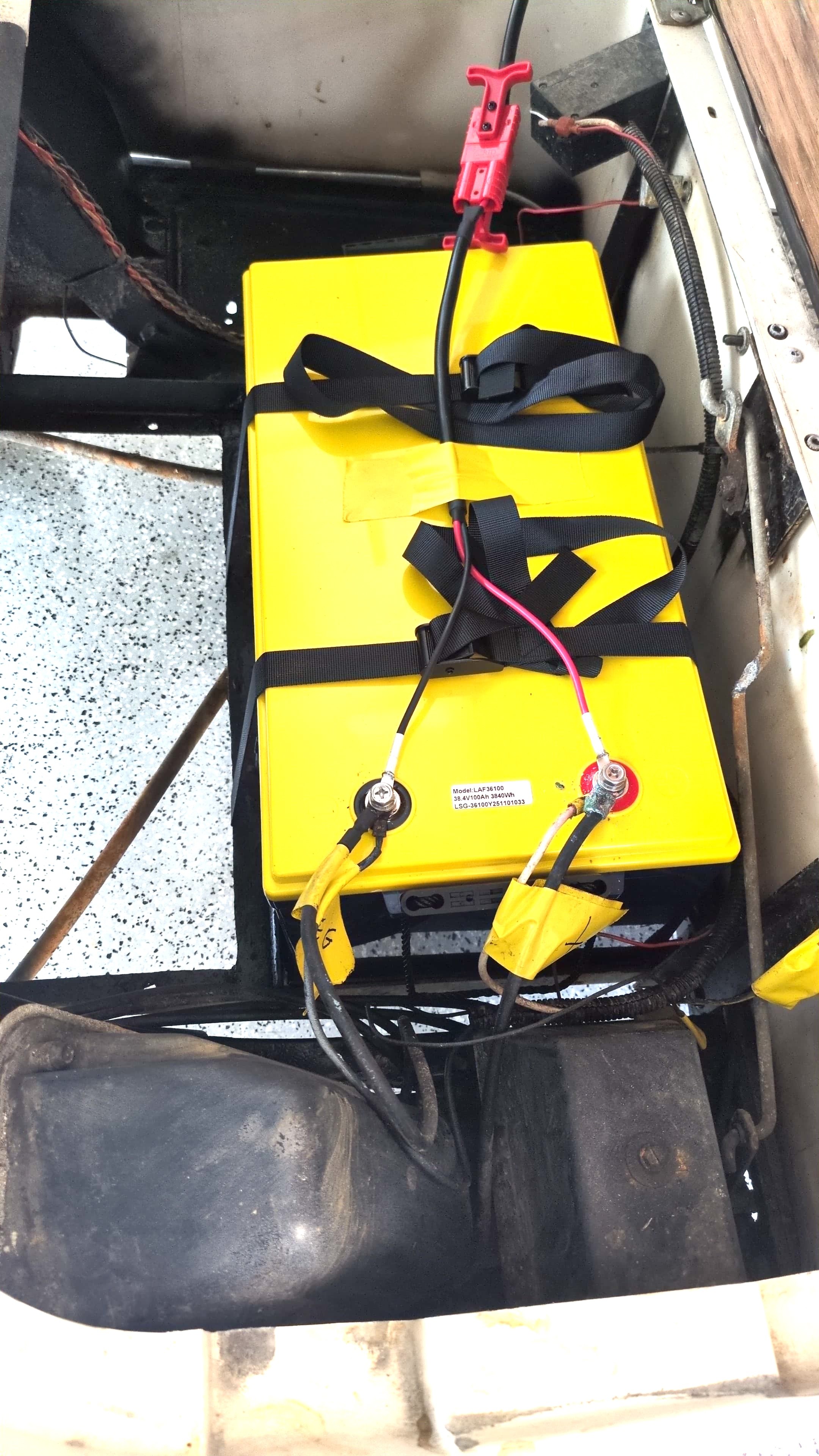 EZ-GO TXT after lithium battery upgrade